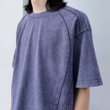 カーブドシームウォッシュドTシャツ
