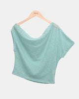 Junek Rose Lace Off-Shoulder Short-Sleeve Top