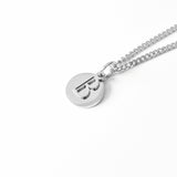 Men's Necklace Circle Pendant Stainless Steel _CLEF BUZZ NEC