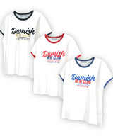 NEW CLUB リンガーTシャツ_チャコール