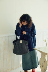 Shopper bag Wool Grey