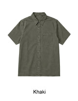 Rudil Crop-Dyed Short Sleeve Shirt