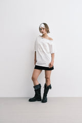 89 リヴェットTシャツ (white)
