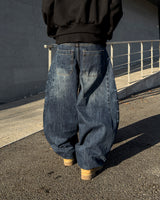 El domingo balloon denim pants