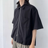 Two-Way Zip Relaxed Shirt