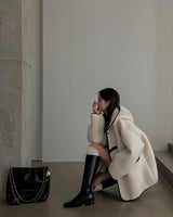 Overfit boa jacket