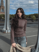 [U-BASIC] Choi daily cotton turtleneck long sleeves