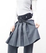 Merci pleated skirt layered pants