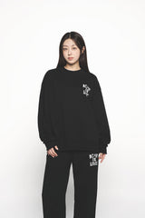 25SS INK STAMP LOGO HOODIE ZIP UP DARK BEIGE