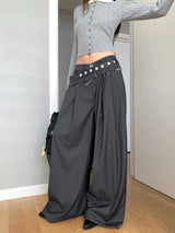 Burton belt wide slacks pants