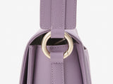ISLE MINI shoulder leather bag / Purple Lilac
