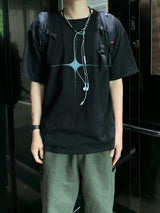 クロススター半袖Tシャツ6C