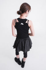CLOUD SLEEVELESS WOO BLACK