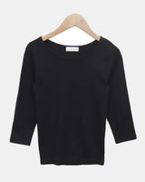 キーパーUネックベーシック 3/4 スリーブTシャツ