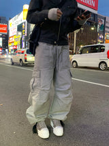Military incision line cargo pants 4C