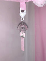 Sakura furin keychain
