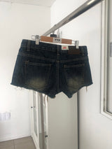 ジェット ローライズ デニム ショートパンツ