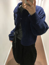 Dean Boucle Collar Cardigan (4 Colors)