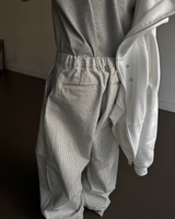 カーブドストライプパンツ (Unisex)