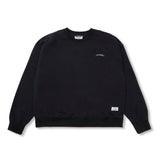 Wind Breaker Oversized Crewneck Black