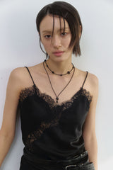 オニキスドロップネックレス (2 size)