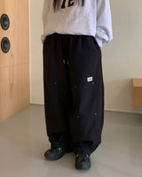 Patch nylon pants