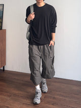 Strap Utility Nylon Bermuda Pants (3color) (No.968)