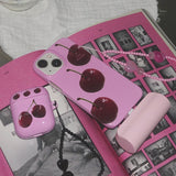 Hard Cherry Case (hard)_MagSafe Card Drop