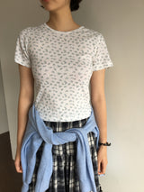 メルティングフラワーTシャツ (3color)