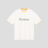 PARAGRAPH レイヤードエッジTシャツ