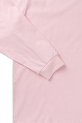 ヒアスリーブTシャツ_ピンク