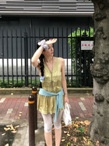 クローバー デイズ レース クロップド レギンス