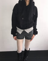 Layered hoodie