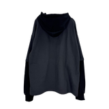 crying layered hoodie