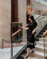 【MADE】Pintuck long dress