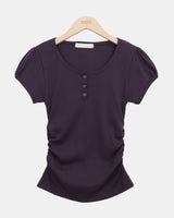 ラロムパフ半袖Tシャツ
