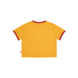 (WOMAN) エッセンシャルリンガーTシャツ【イエロー】