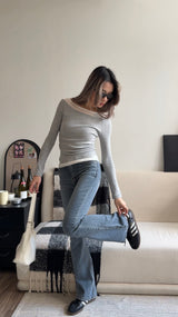 Sheer Layer Boatneck Top - 3 colours
