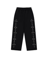 クロススタッド スウェットパンツ
