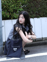 RABBIT STAR REVERSIBLE ECO BAG(CHARCOAL)