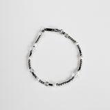 plain black bar bracelet