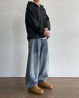 Mob Pintuck denim pants 2C