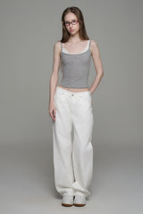 Summer breeze layered sleeveless, Gray