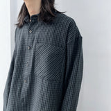 Plaid Pocket Cropped Shirt