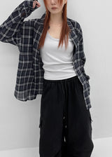 [MADE] Lukael Loose-Fit Check Shirt