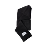 24FW BASIC LOGO JACQUARD MUFFLER BALACLAVA BLACK