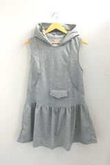 Pocket Flare Hooded Dress