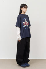 Gun Dart Curved Cotton Pants