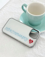 【MADE】 Curly Logo phonecase (milk)