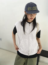 Is All Vintage Lettering Denim Camp Cap